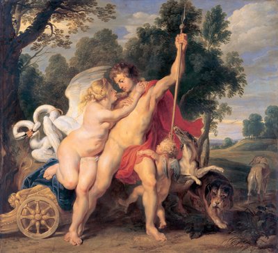 金星とアドニス 作： Peter Paul Rubens